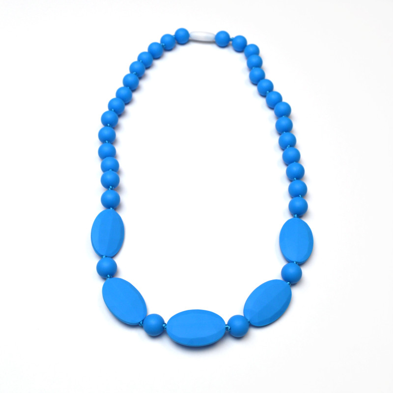 Teething Necklaces Camomile - Blue