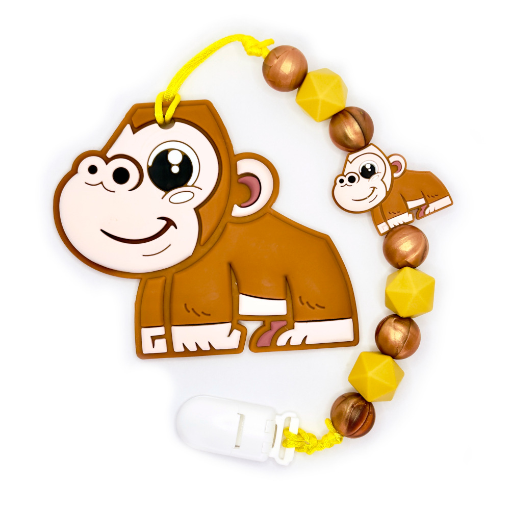 Teething Toys Gorilla - Yellow