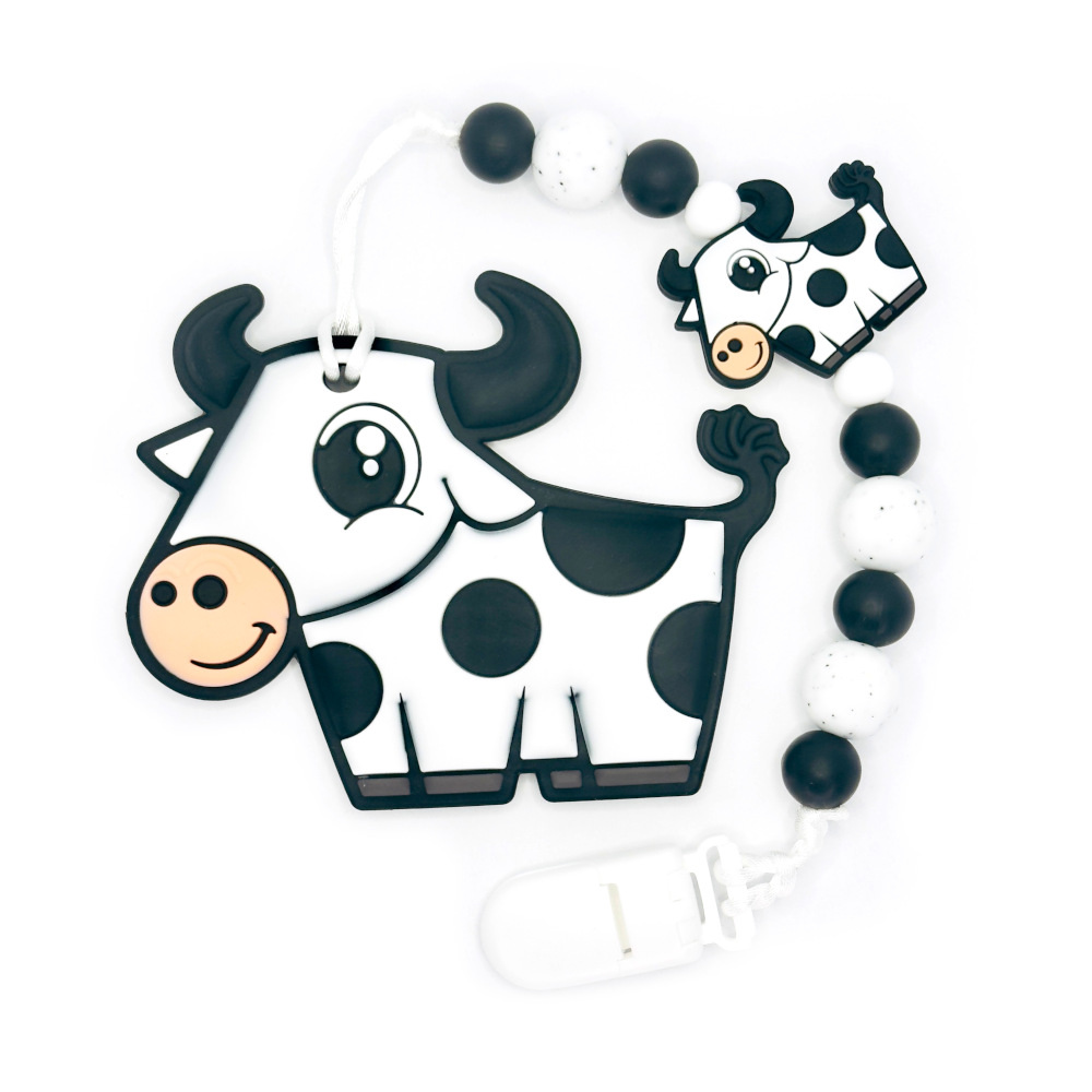 Teething Toys Bull - White